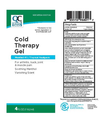 Label (89 2204 0423 Gel Tube 4oz (002))